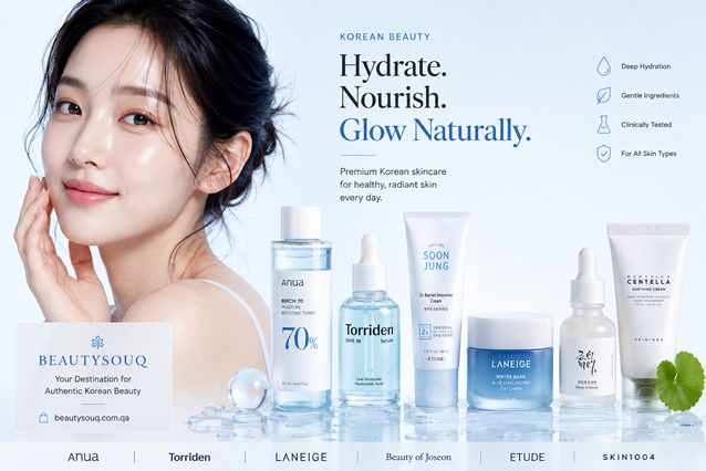 BeautySouq Korean beauty product collection